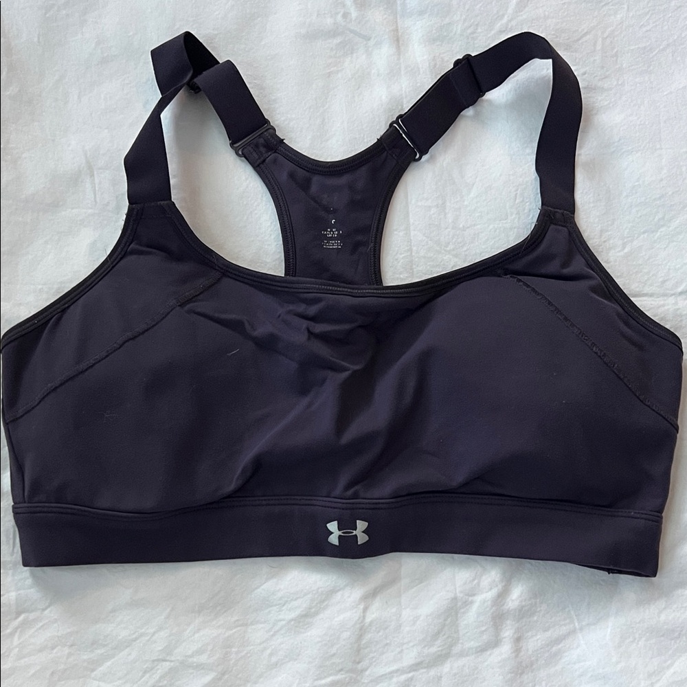 Under Armour Midnight Black Sports Bra